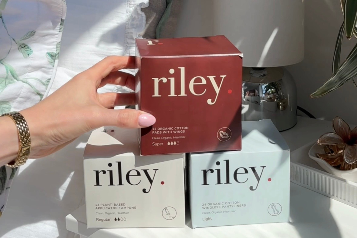Why Riley period products are made from 100% certified organic cotton and nothing else