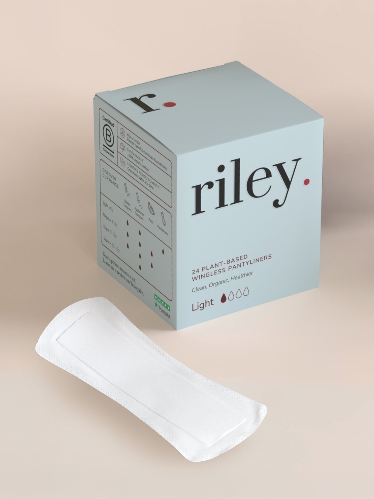 Organic Cotton Pantyliners