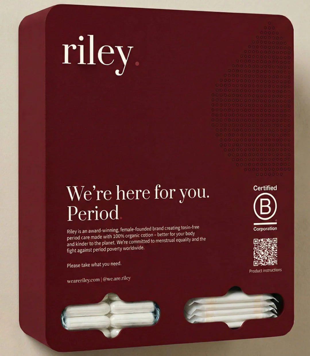 Riley Branded Large Dispenser