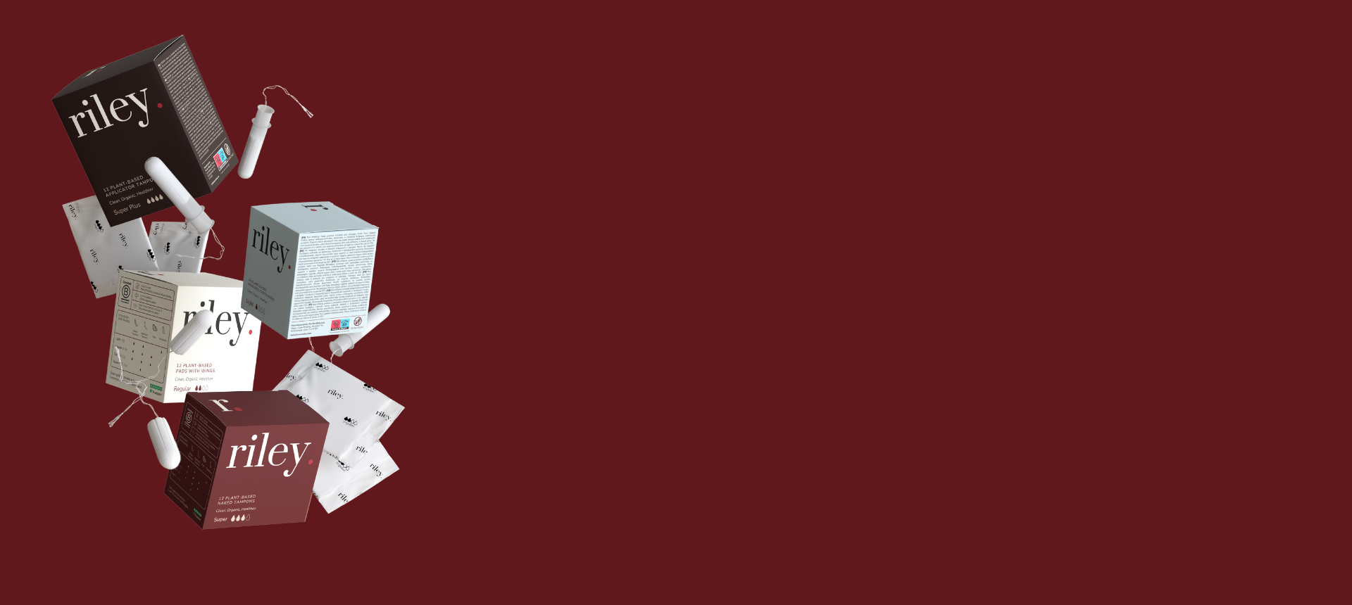 Riley | B Corp Period Care Brand | Period Care Subscription