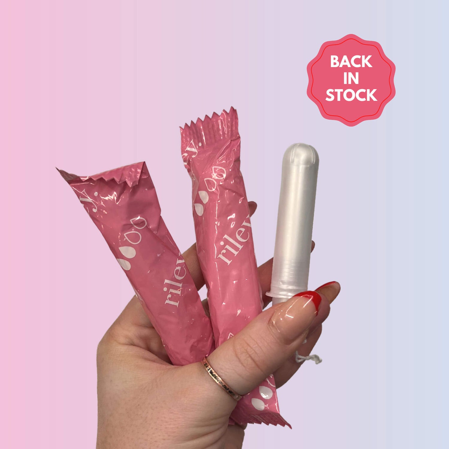Organic Cotton Applicator Tampons