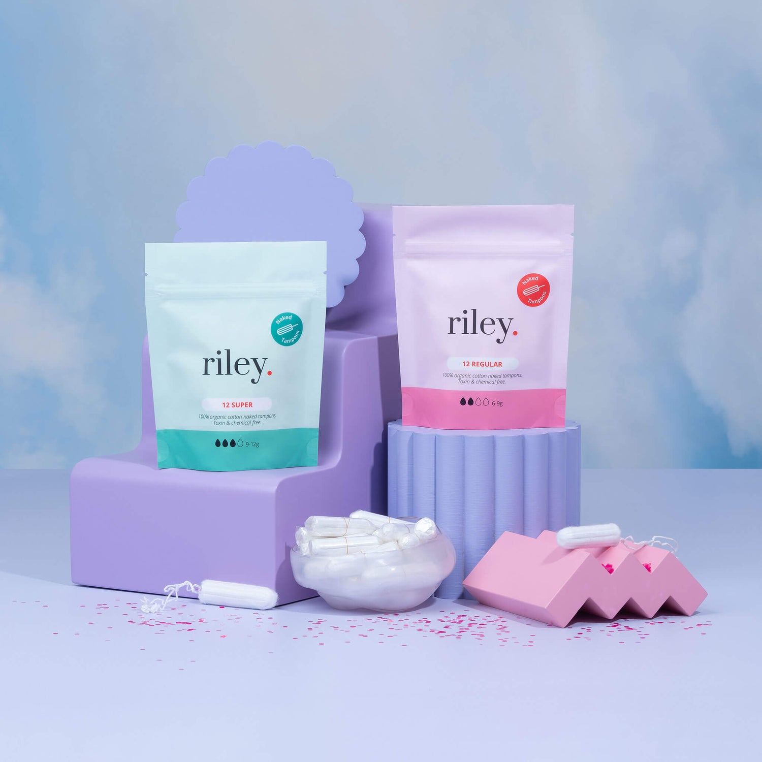 Organic Cotton Naked Tampons